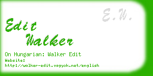 edit walker business card